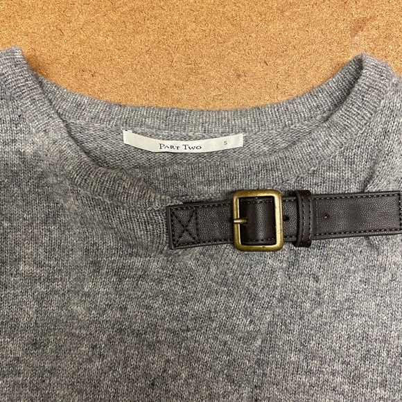 Part Two Wool blend Poncho Sweater - Picture 4 of 7